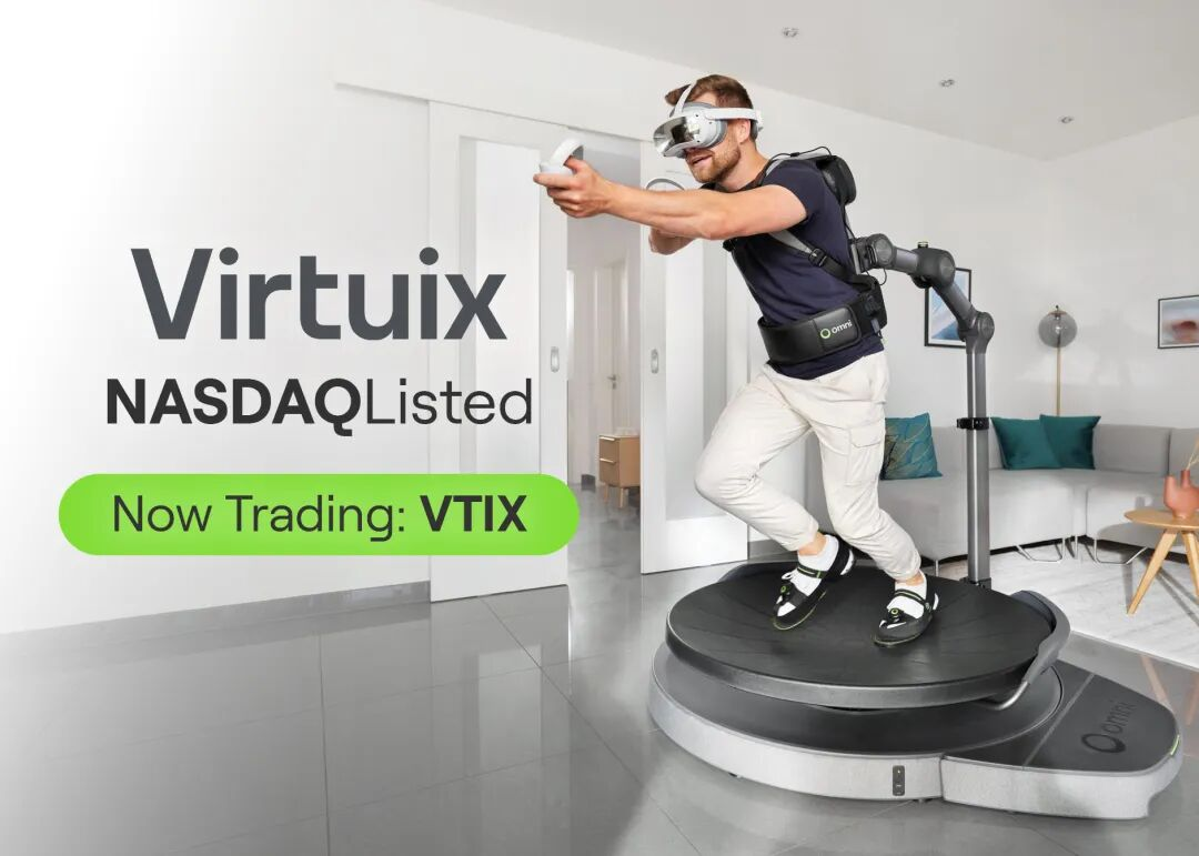 祝贺Virtuix纳斯达克上市！今年会·(jinnianhui)金字招牌携手加速AI融合应用产业化
